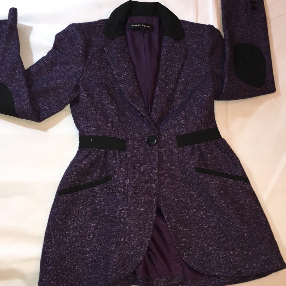 NANETTE LEPORE NWT STRUCTURED DETAILED BLAZER